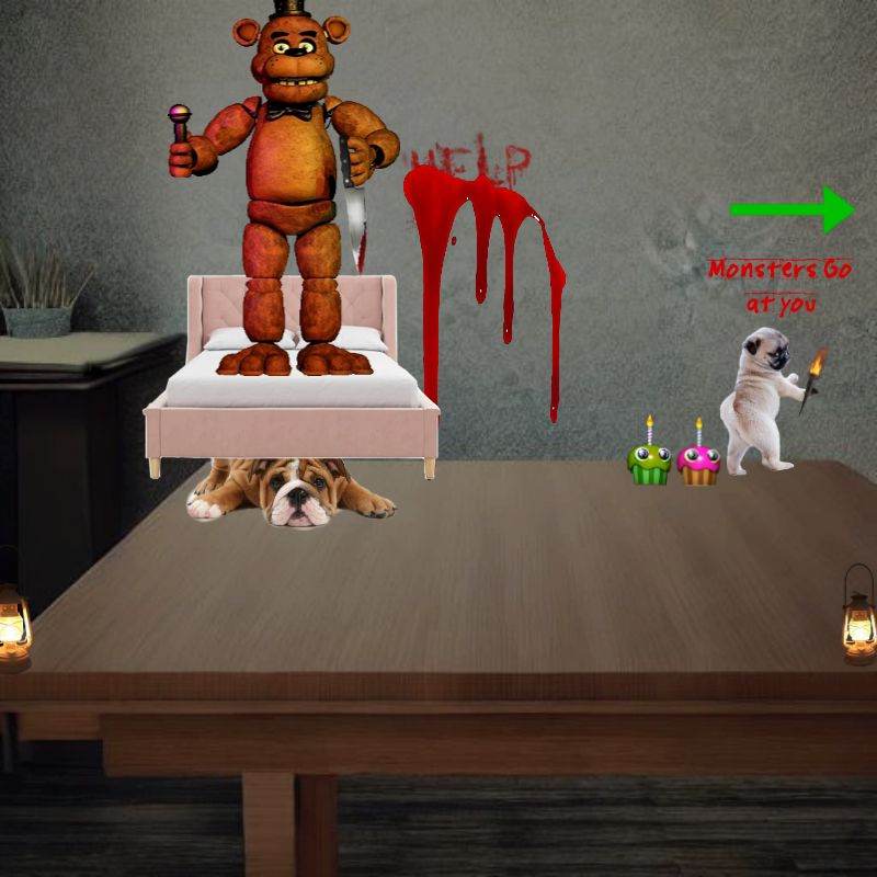 Sergio and Cleo at FNAF