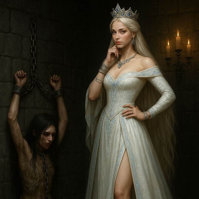 Fey sua meia-irmã prisioneira