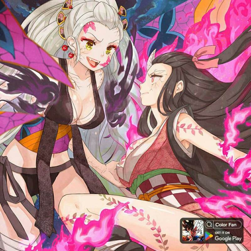 nezuko and daki