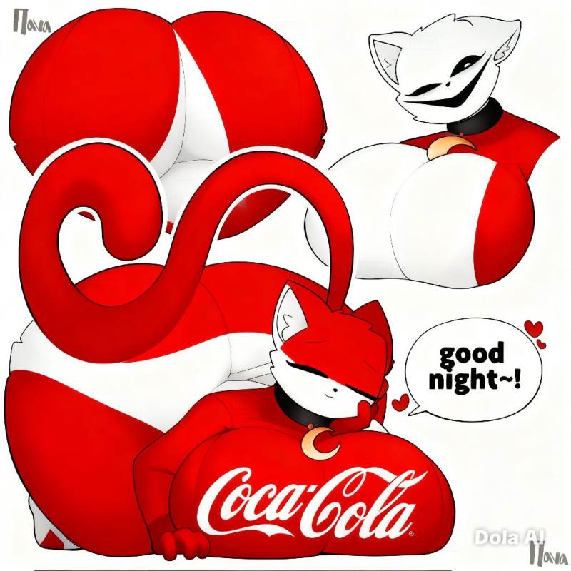 Catnap Coca cola ♥️🤍
