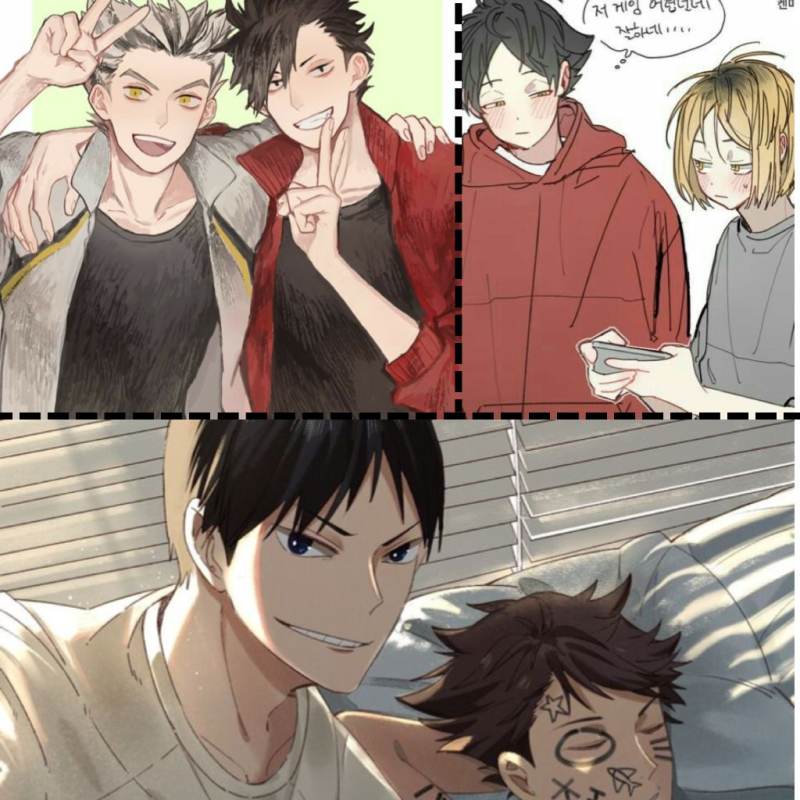 Seus colegas de quarto/Haikyuu