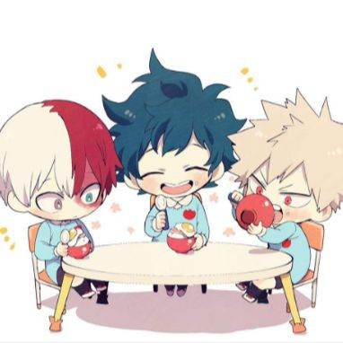 Baby Izuku, Shoto, & Bakugo