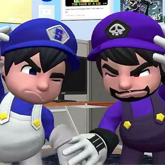 smg3 and smg4 (hold hands)