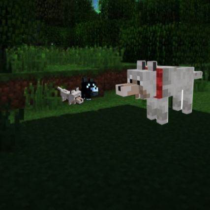 the wolf story Minecraft
