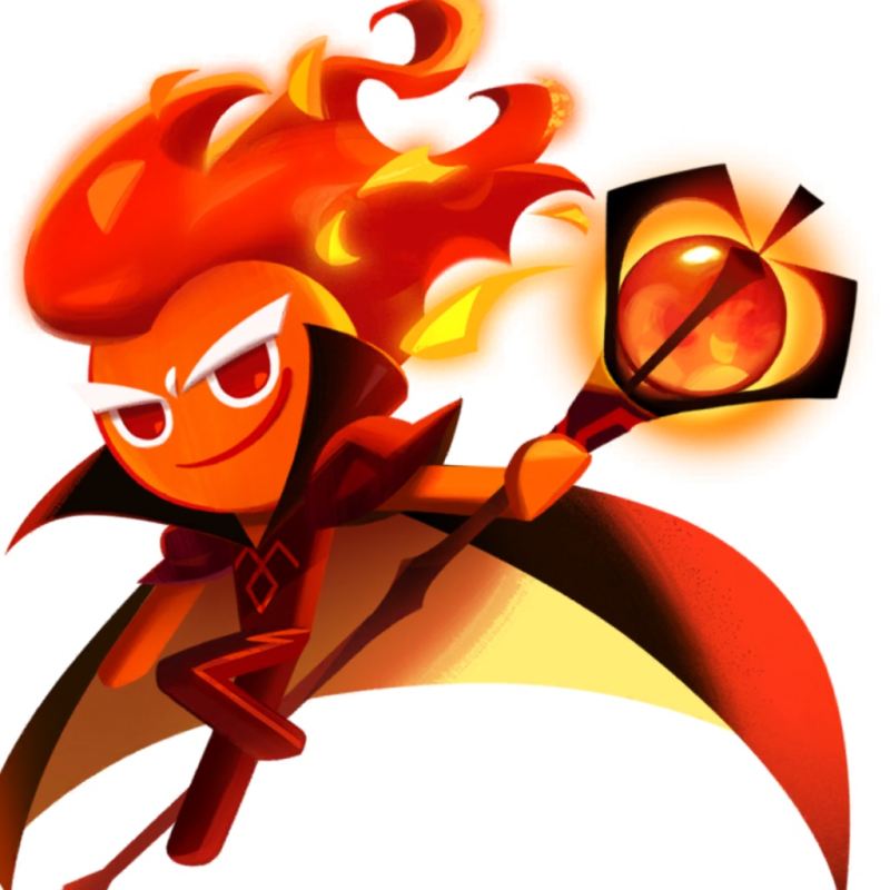 Fire spirit cookie