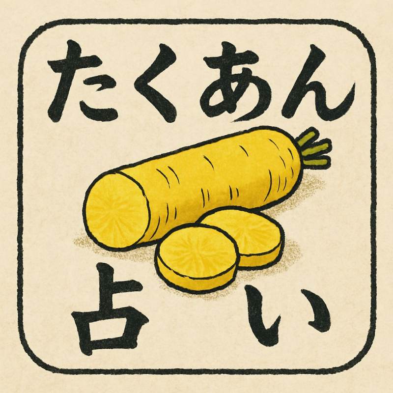 たくあん占い