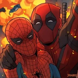 Deadpool e SpiderMan